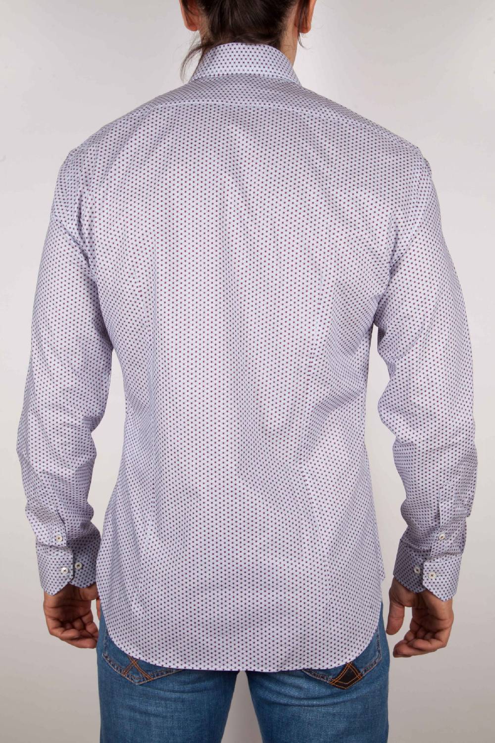 Poggianti Camicia Fantasia collo francese Promozione Limitata