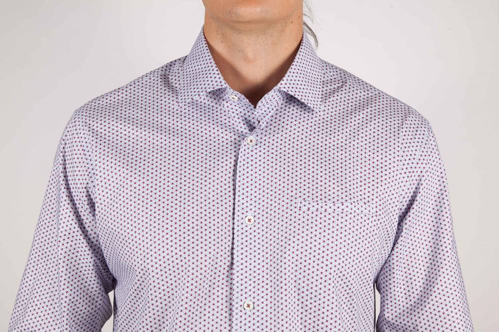 Poggianti Camicia Fantasia collo francese Promozione Limitata