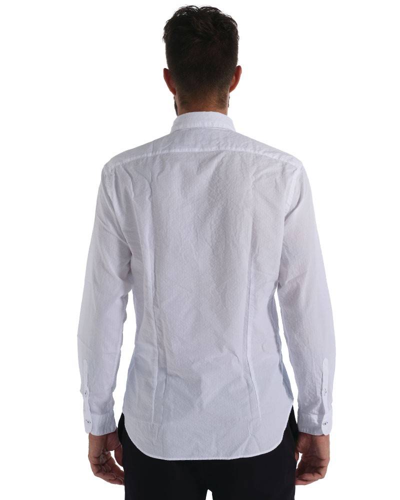Poggianti Camicia Fantasia Collo Morbido Sottocosto