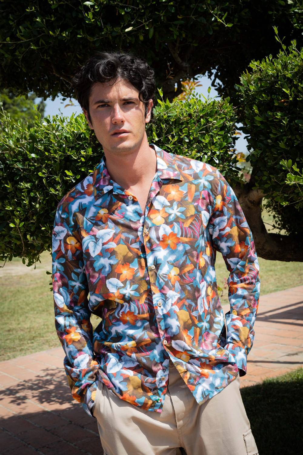 Poggianti Camicia uomo spring summer 24 CASCINA-58-157 Nuova