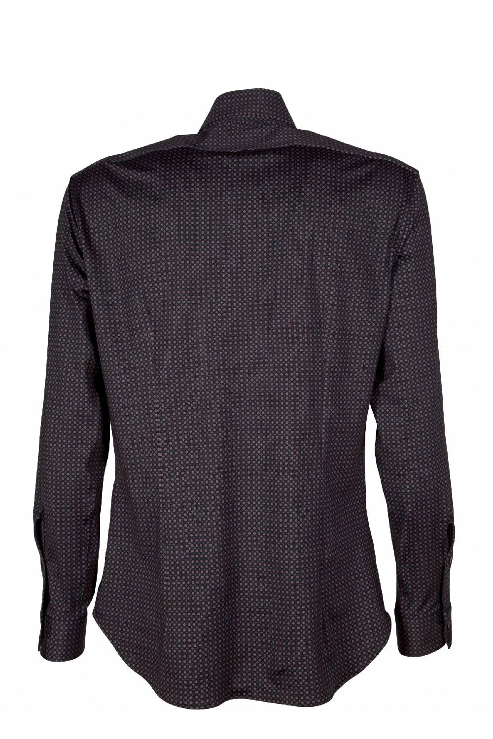 Poggianti Camicia uomo in tessuto tecnico con stampa piccola ACTIVE 31-187-03 Italia