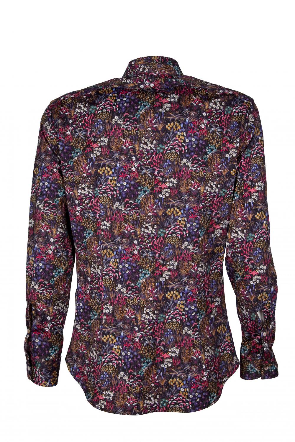 Poggianti Camicia uomo in tessuto tecnico con stampa piccola floreale . ACTIVE. 73-190-01 Spedizione Gratuita