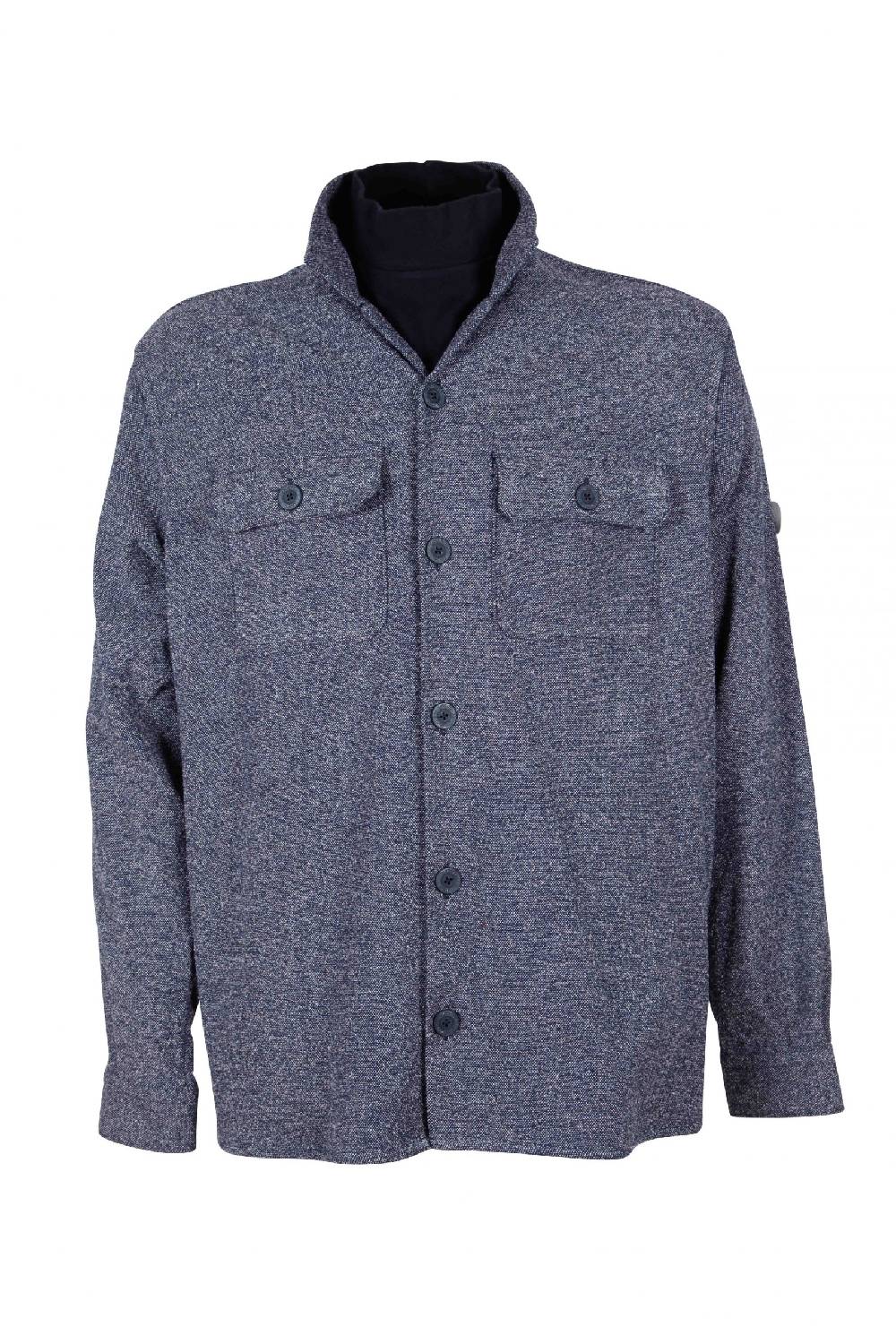 Poggianti Giacca Camicia uomo Oversize VALPIANA-58-200-01 Presa