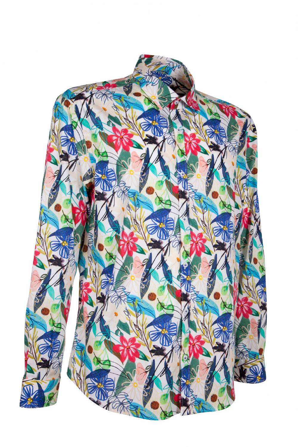 Poggianti Camicia Fantasia PISA-73F-740 Nuova