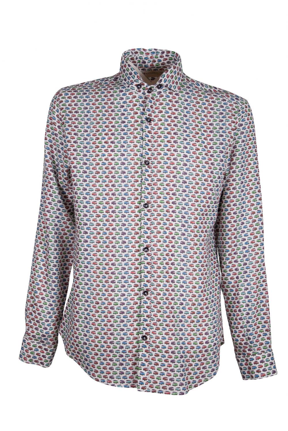 Poggianti Camicia Fantasia RIBOLLA-72-794-02 In Linea
