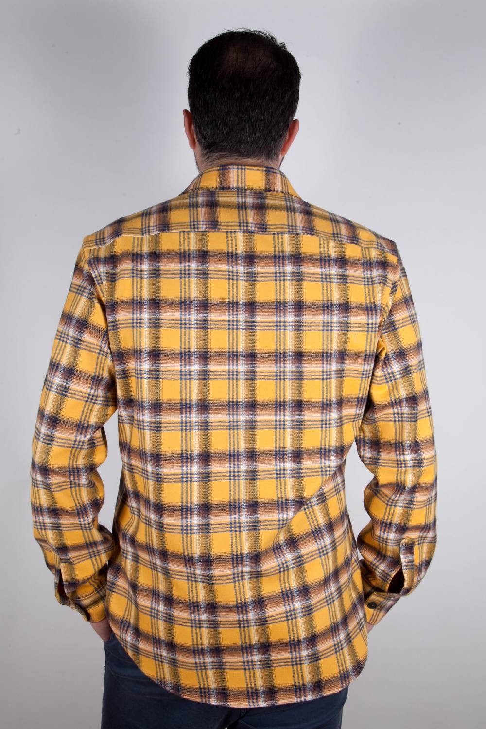 Poggianti Camicia in flanella a quadri LONDA-66-632 Spedizione Gratuita