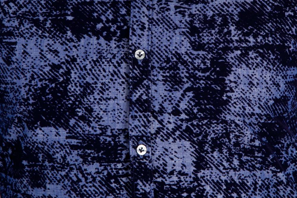 Poggianti Camicia in denim con floccato PISA-66-602-01 Acquista Ora