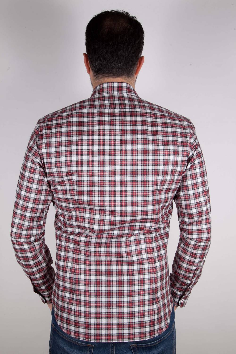 Poggianti Camicia a quadri con tasca ARDENZA-64-574-01 Promozione Limitata
