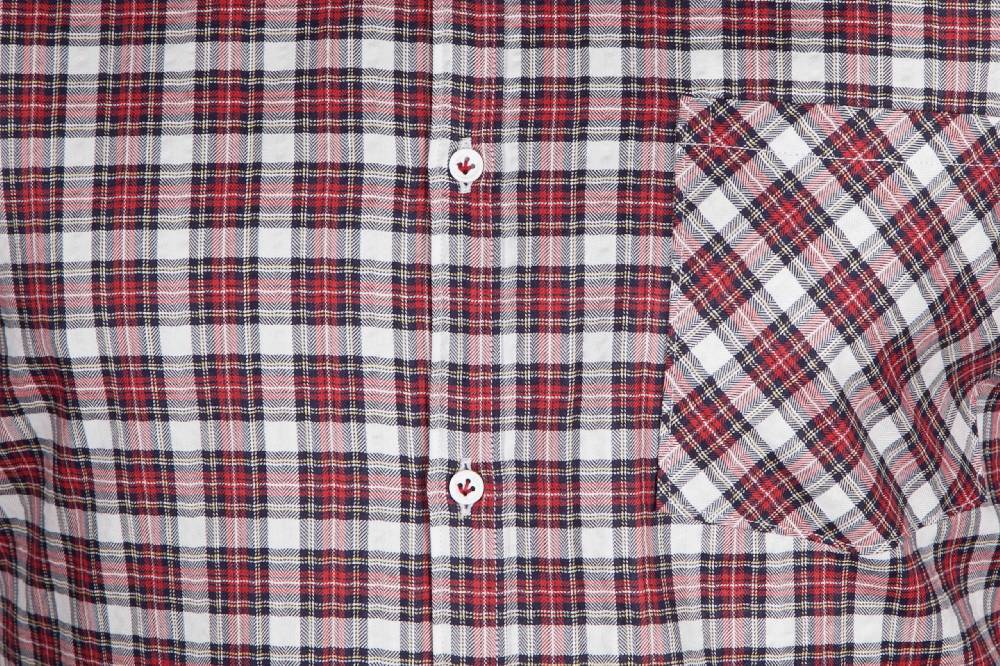 Poggianti Camicia a quadri con tasca ARDENZA-64-574-01 Promozione Limitata