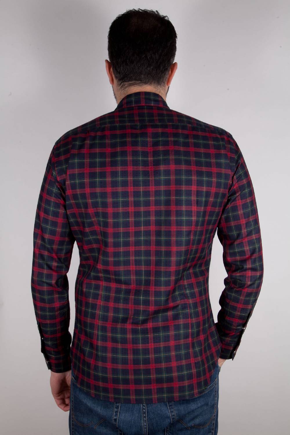 Poggianti Camicia a quadri con tasca ARDENZA-64-574-03 Fino Al -60%