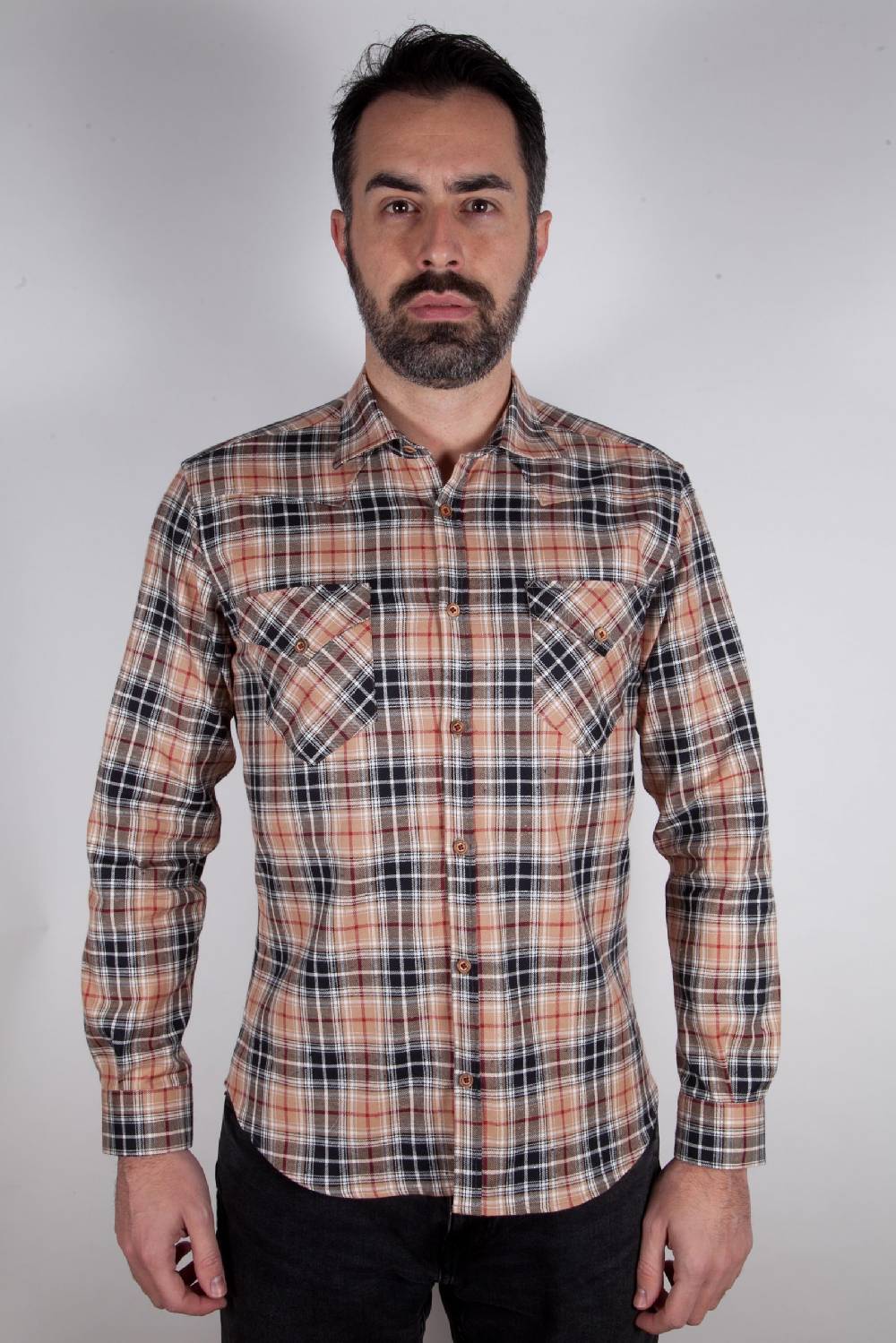 Poggianti Camicia a quadri VAIANO-95F-573-01 Shopping Online