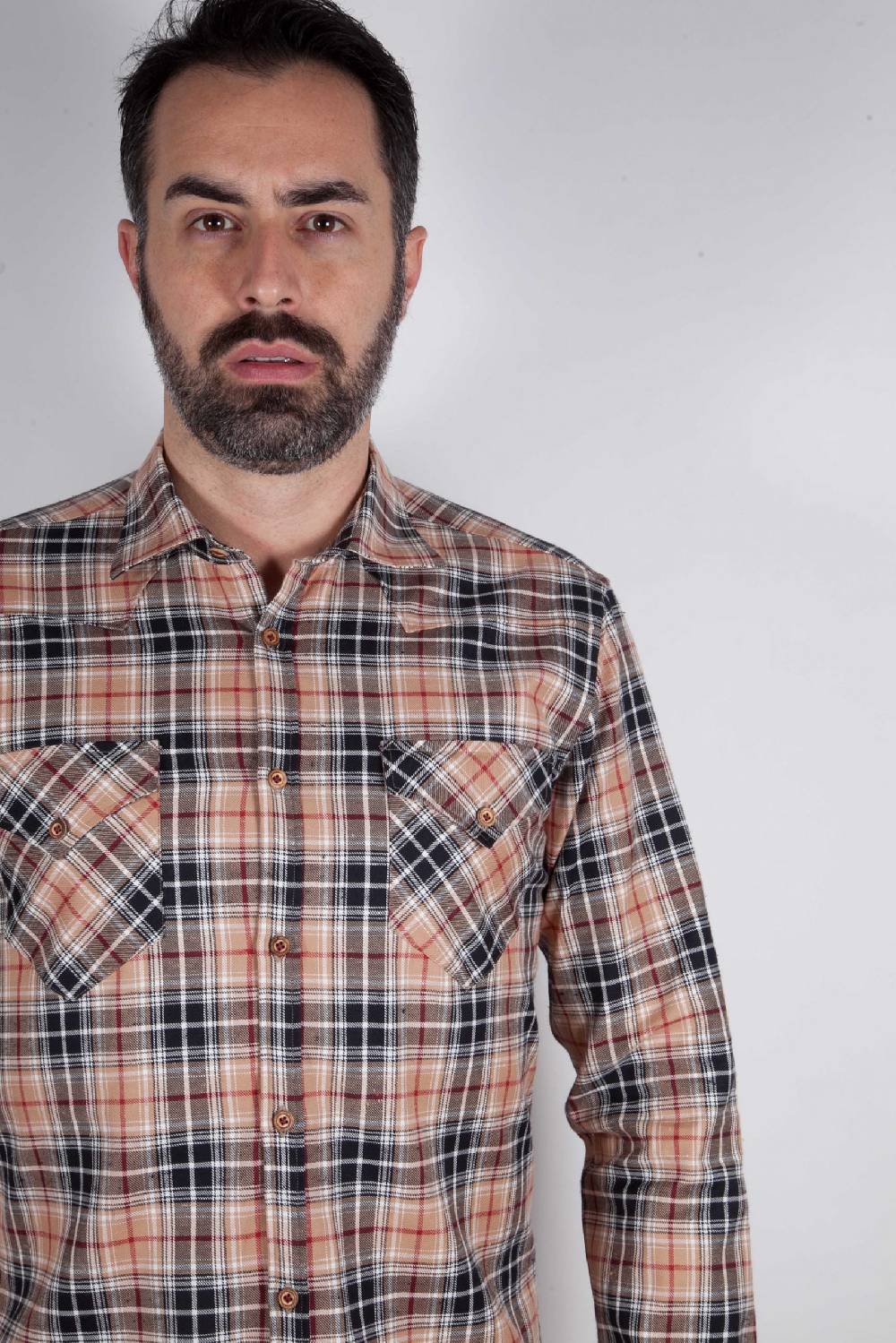 Poggianti Camicia a quadri VAIANO-95F-573-01 Shopping Online
