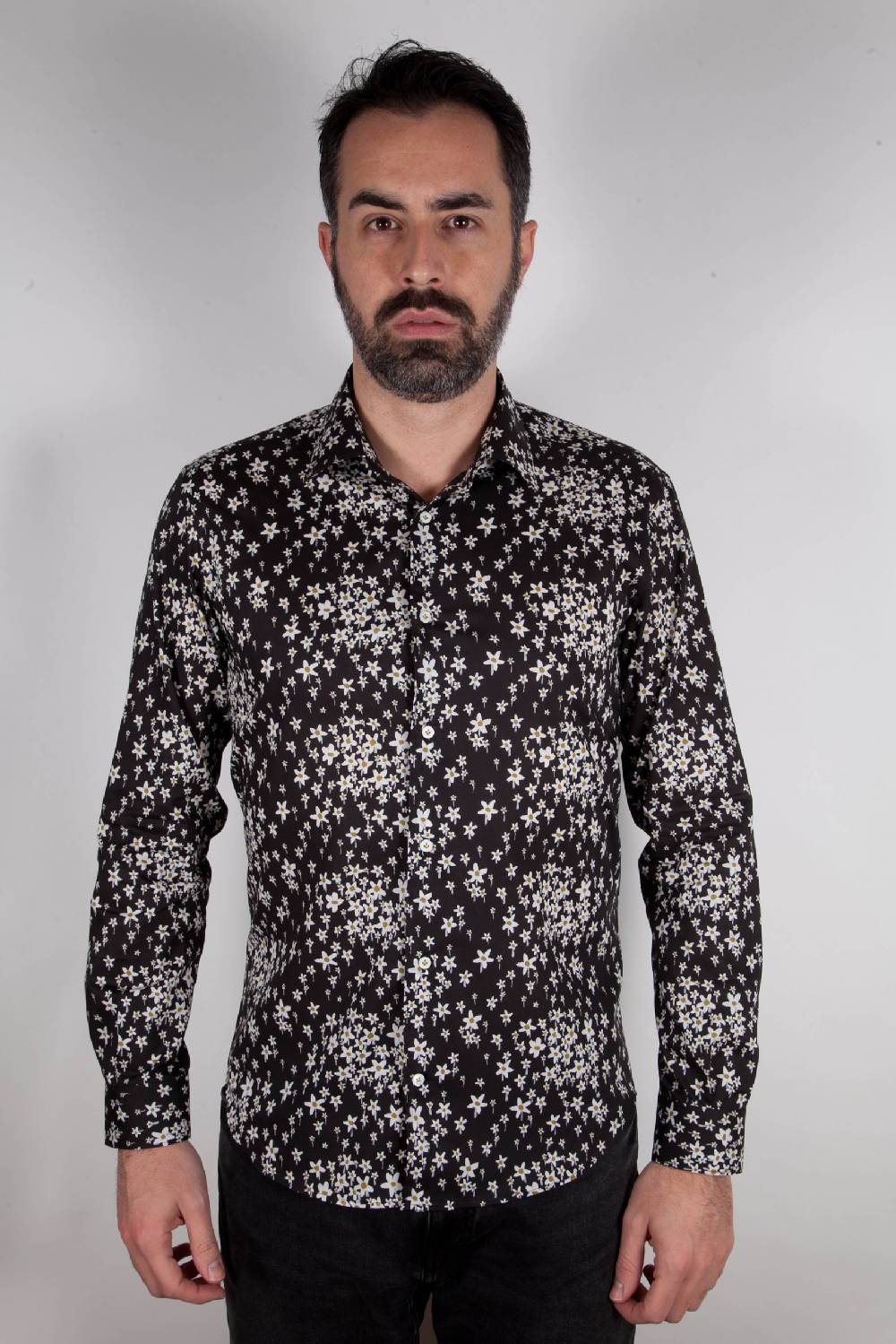 Poggianti Camicia con stampa floreale FIRENZE-UBBF-555-02 Convenienza