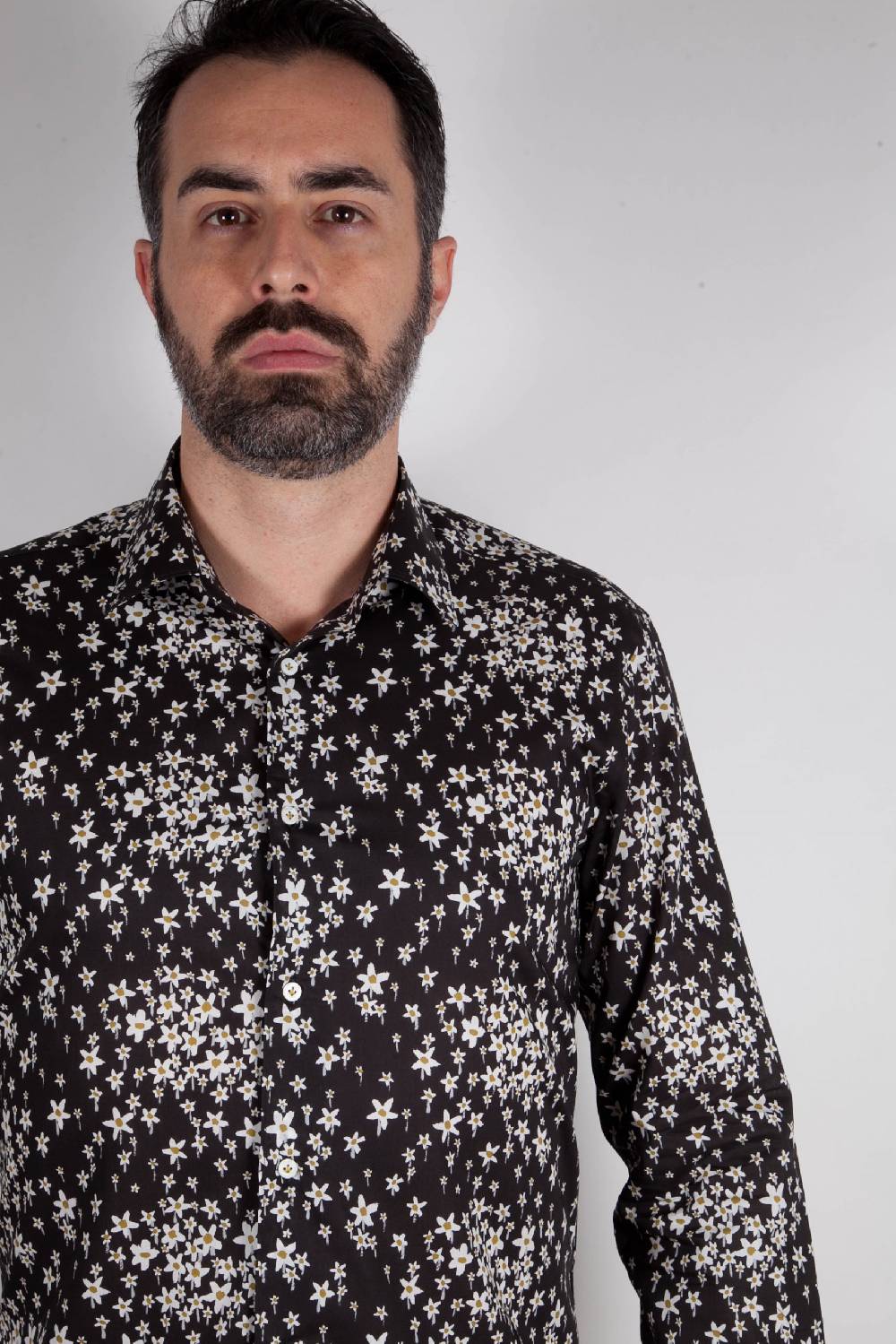 Poggianti Camicia con stampa floreale FIRENZE-UBBF-555-02 Convenienza