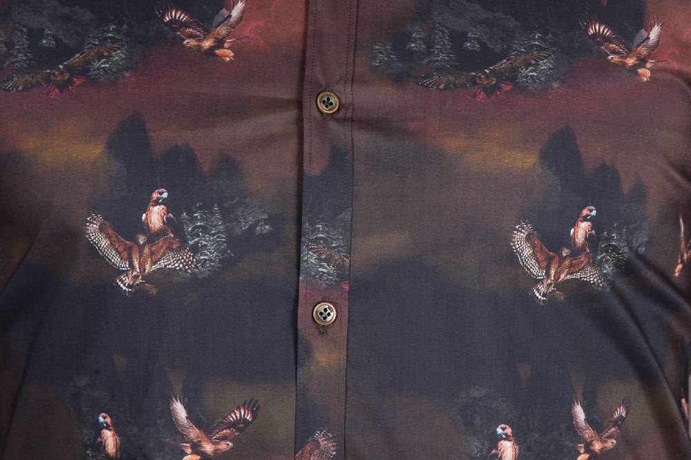 Poggianti Camicia con stampa PISA-73-548-01 Presa