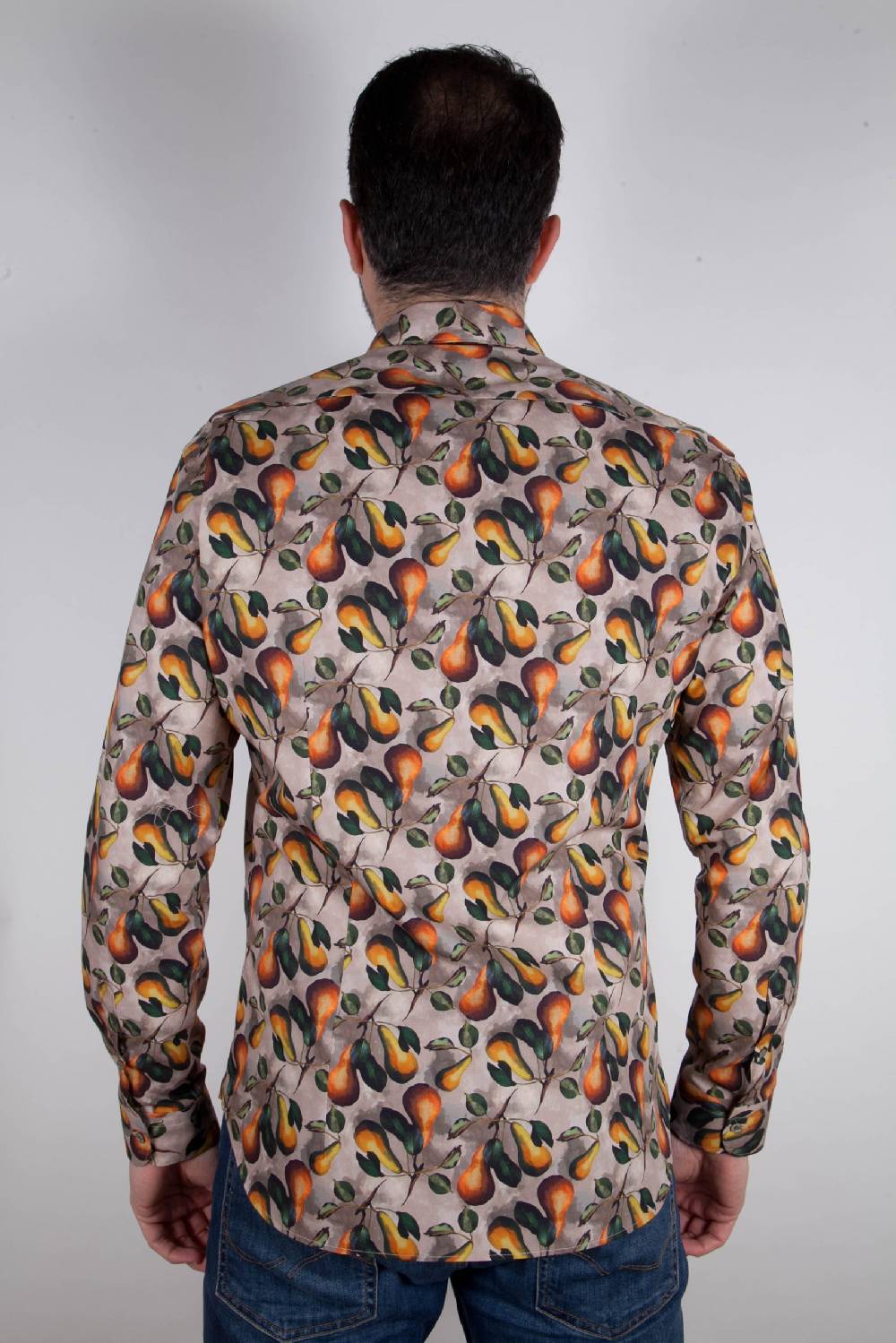 Poggianti Camicia con stampa frutta PISA-66F-536-01 Sconto
