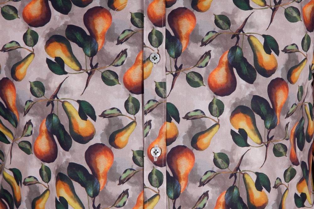 Poggianti Camicia con stampa frutta PISA-66F-536-01 Sconto