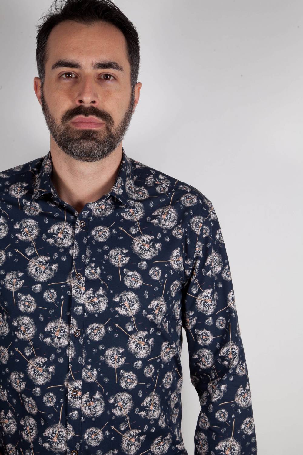 Poggianti Camicia con stampa PISA-73-532-01 Economico