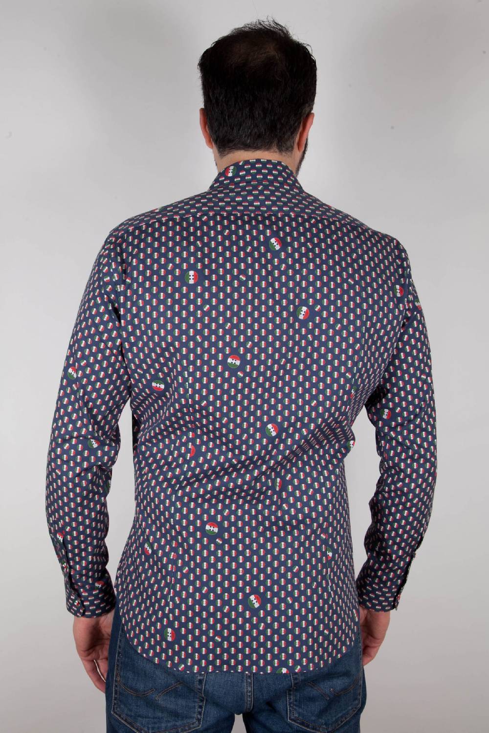Poggianti Camicia con stampa PISA-31F-524-01 Saldi