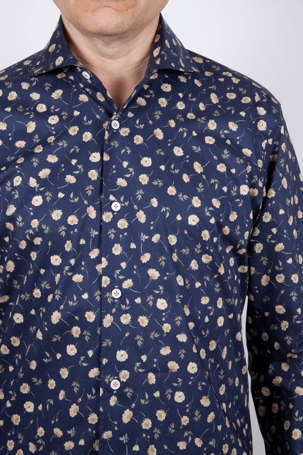 Poggianti Camicia con stampa FIRENZE-31F-521-03 Qualità Garantita