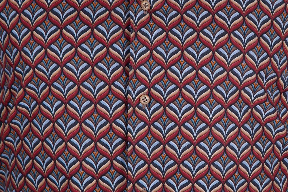 Poggianti Camicia con stampa FIRENZE-67-516-01 Hotsell