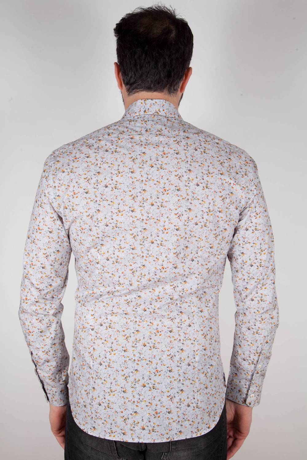 Poggianti Camicia con stampa PRACCHIA-62M-513-03 Vendita Economica
