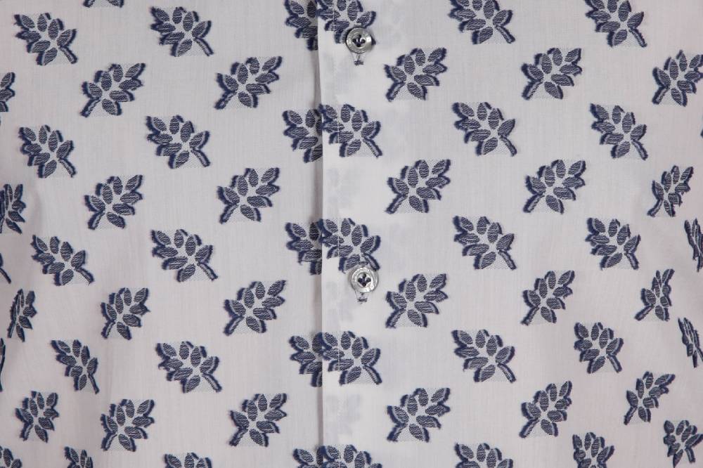 Poggianti Camicia Fil Coupe Collo Italiano FIRENZE-61-507-01 Saldi Di Fabbrica