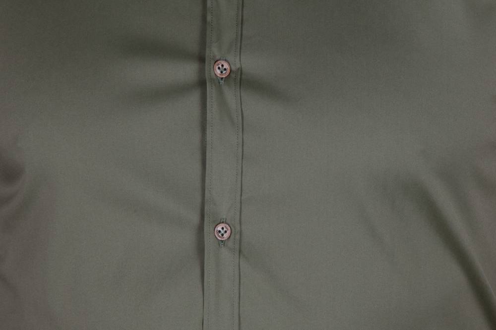 Poggianti Camicia Stretch Collo francese tinta unita PRACCHIA-62M-500-03 I Più Venduti