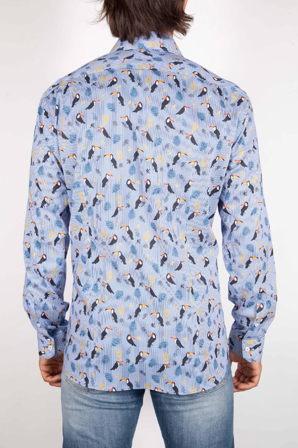 Poggianti Camicia Fantasia Collo Italiano 330-02 Moda