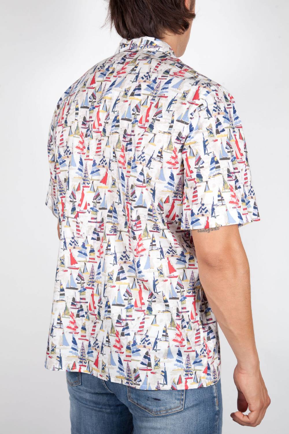 Poggianti Camicia Fantasia Manica corta 346-01 Novità