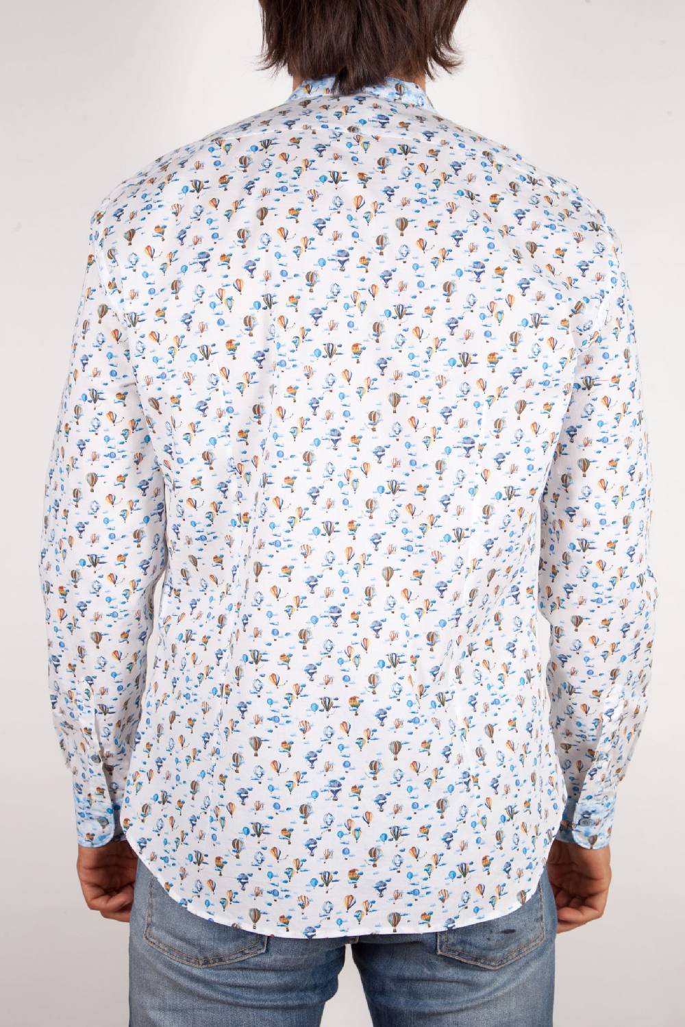 Poggianti Camicia Fantasia Collo coreano 316-01 Promozione