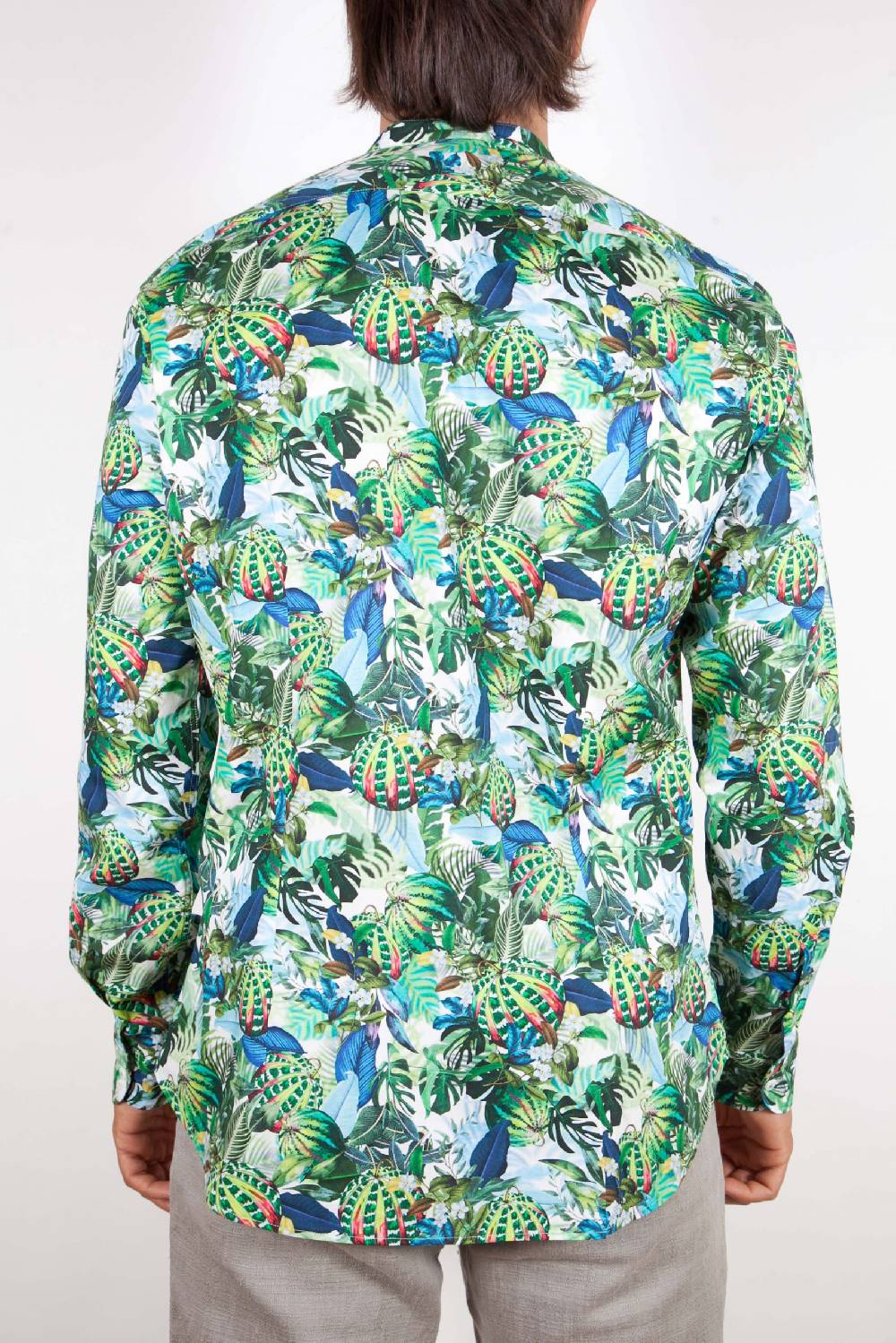 Poggianti Camicia Fantasia Collo Morbido Multicolor 363 Pezzi Unici