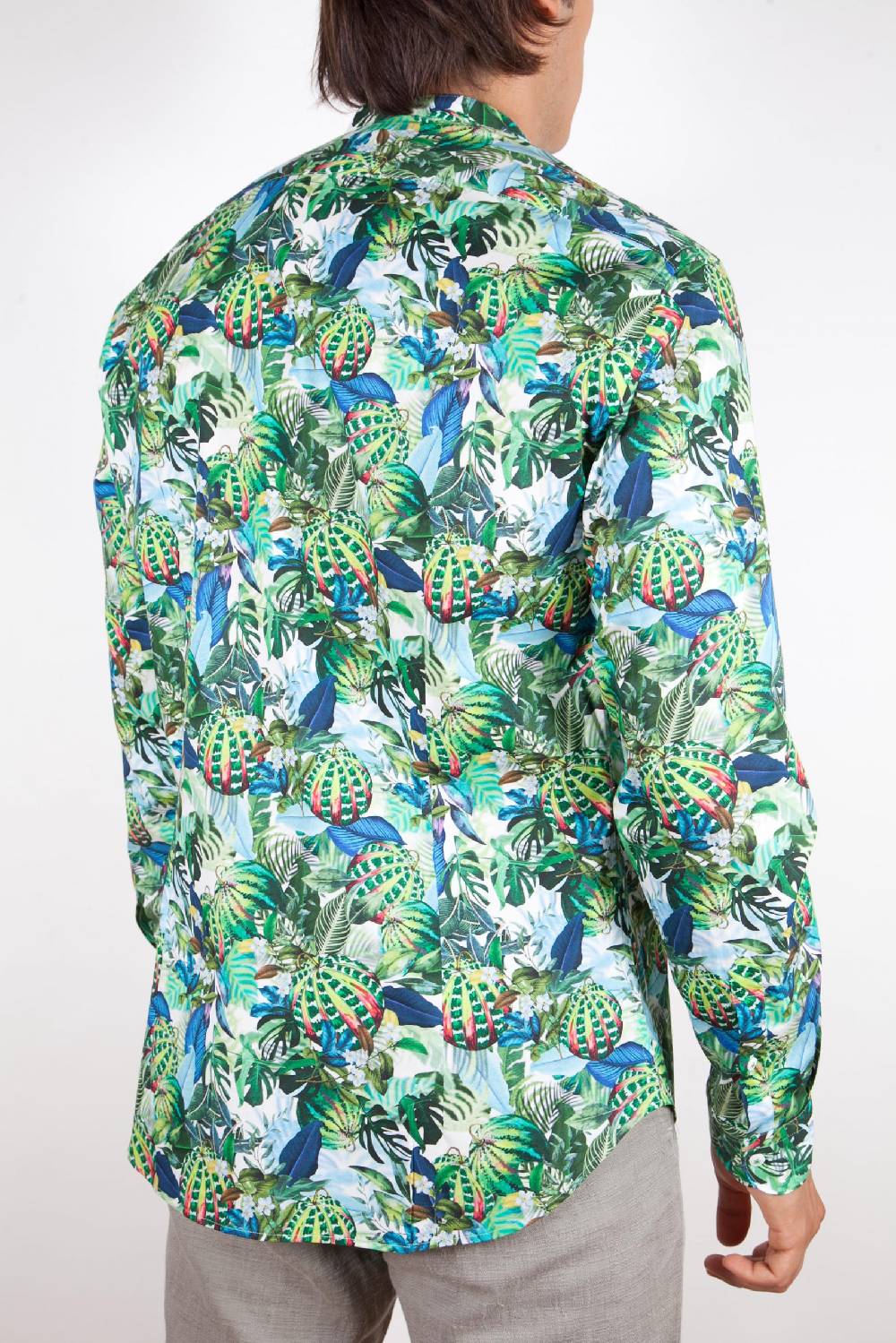 Poggianti Camicia Fantasia Collo Morbido Multicolor 363 Pezzi Unici