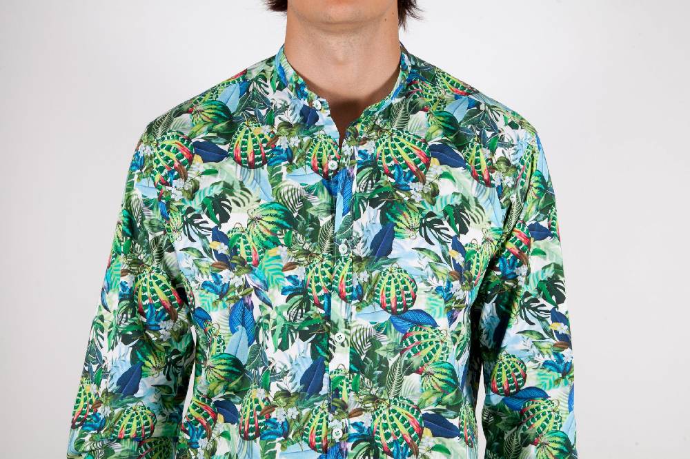 Poggianti Camicia Fantasia Collo Morbido Multicolor 363 Pezzi Unici
