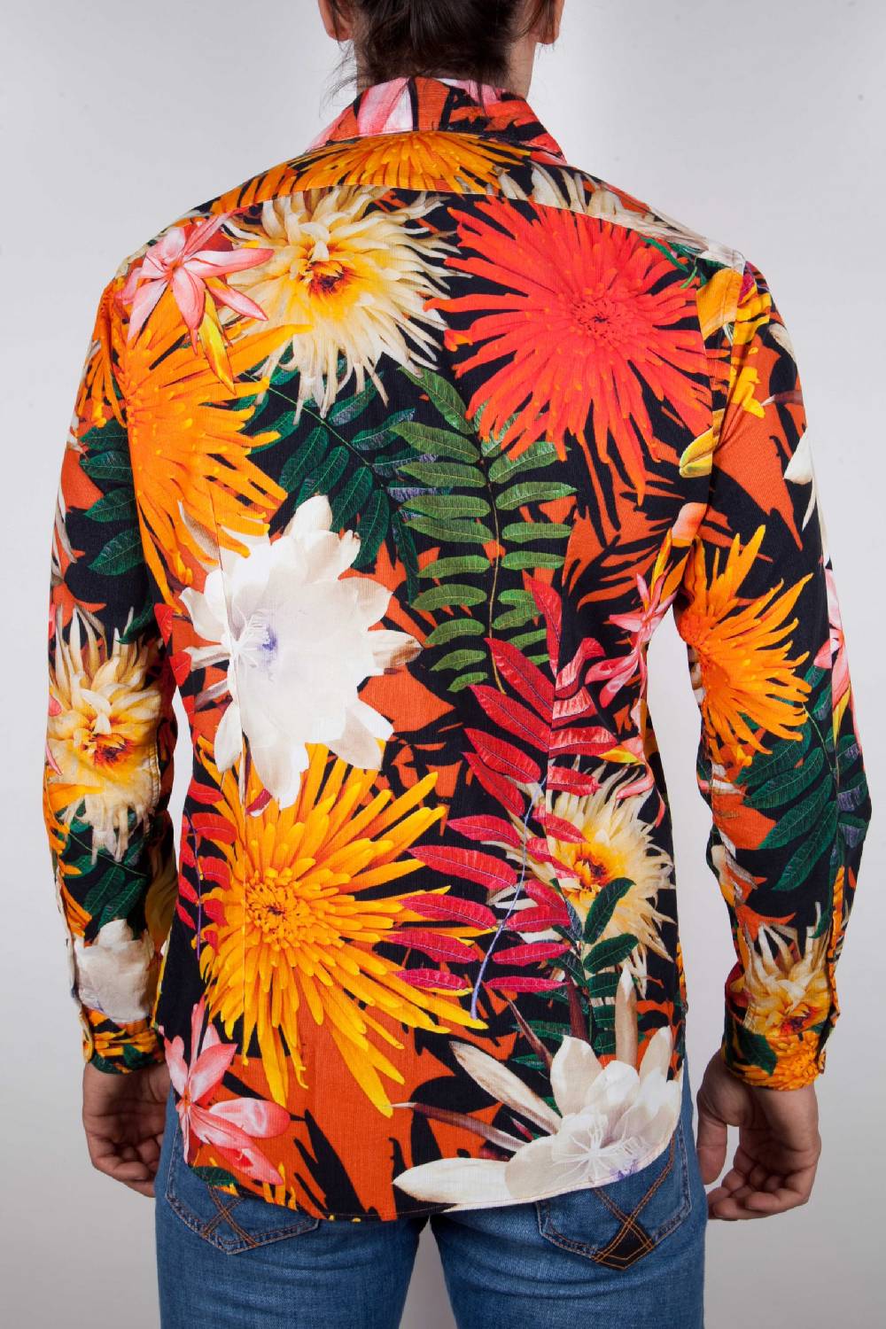 Poggianti Camicia Fantasia Collo Francese Shopping Online