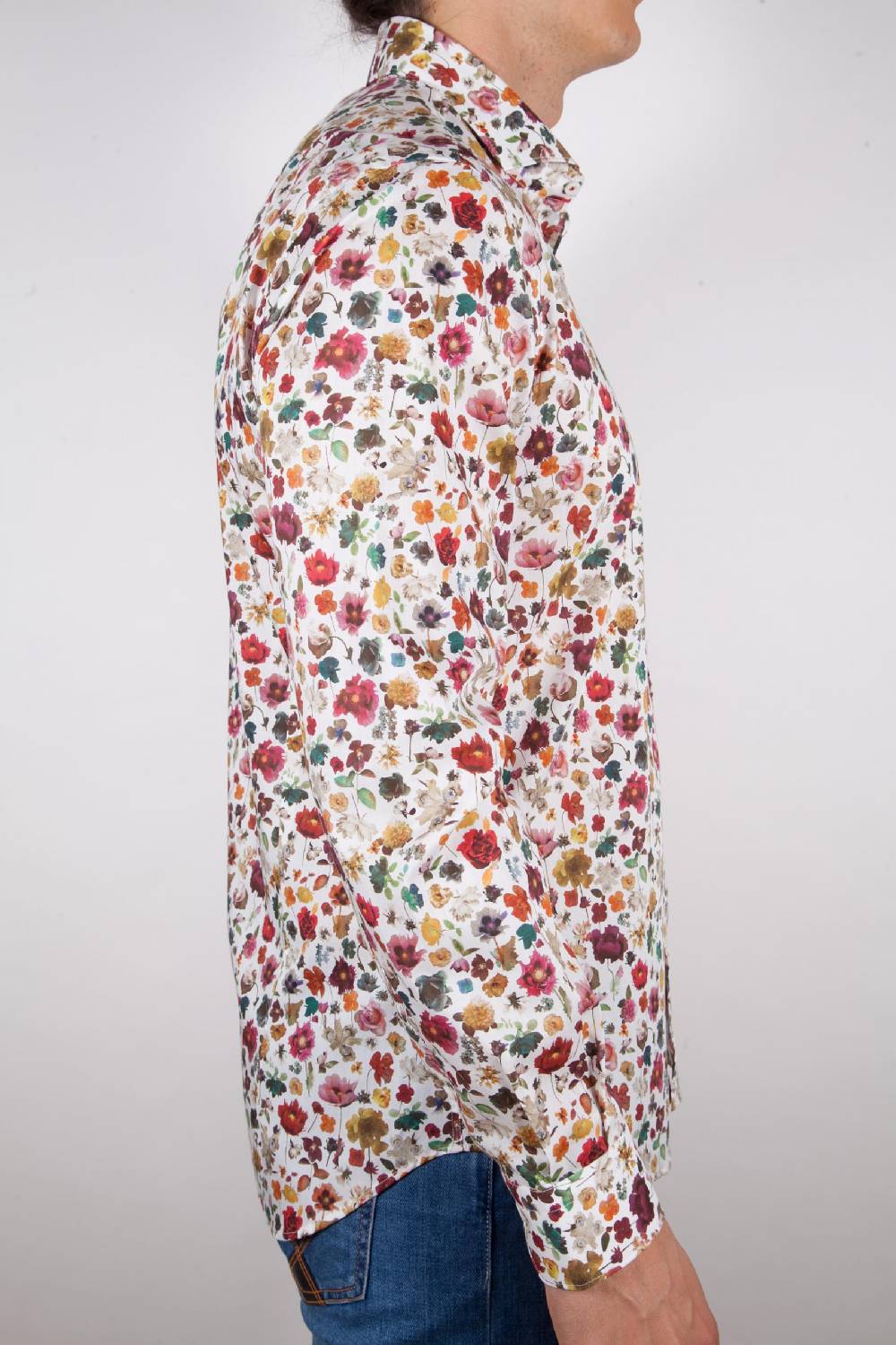 Poggianti Camicia Fantasia Collo Morbido Multicolor Affare Del Giorno