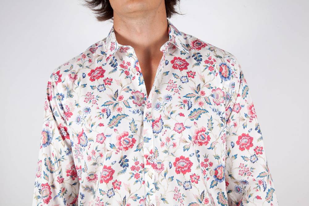 Poggianti Camicia Fantasia Collo Morbido Multicolor Spedizione gratuita