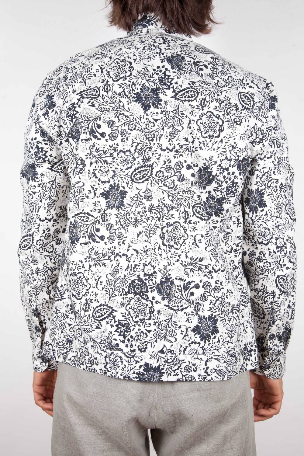 Poggianti Camicia Fantasia Collo Morbido Outlet