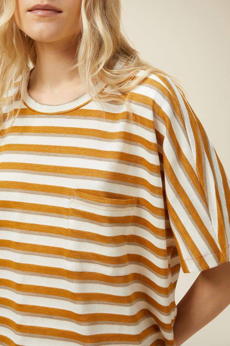 Pomandere T-shirt con taschino sul petto In Linea