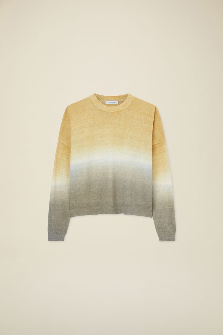 Pomandere Maglione girocollo con tintura degradè Qualità