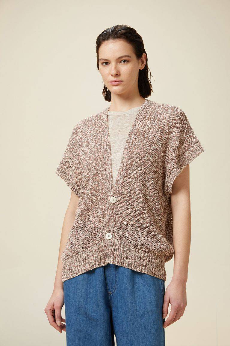 Pomandere Cardigan smanicato Soddisfazione Garantita
