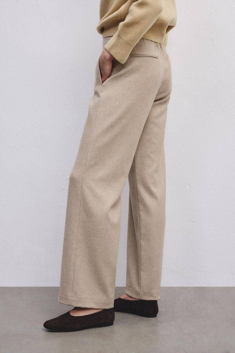 Pomandere Pantalone iconico in flanella misto lana Prezzo Ridotto