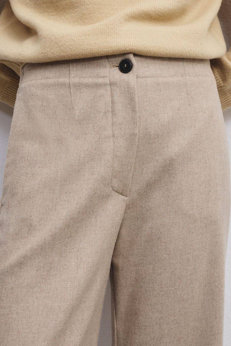 Pomandere Pantalone iconico in flanella misto lana Prezzo Ridotto