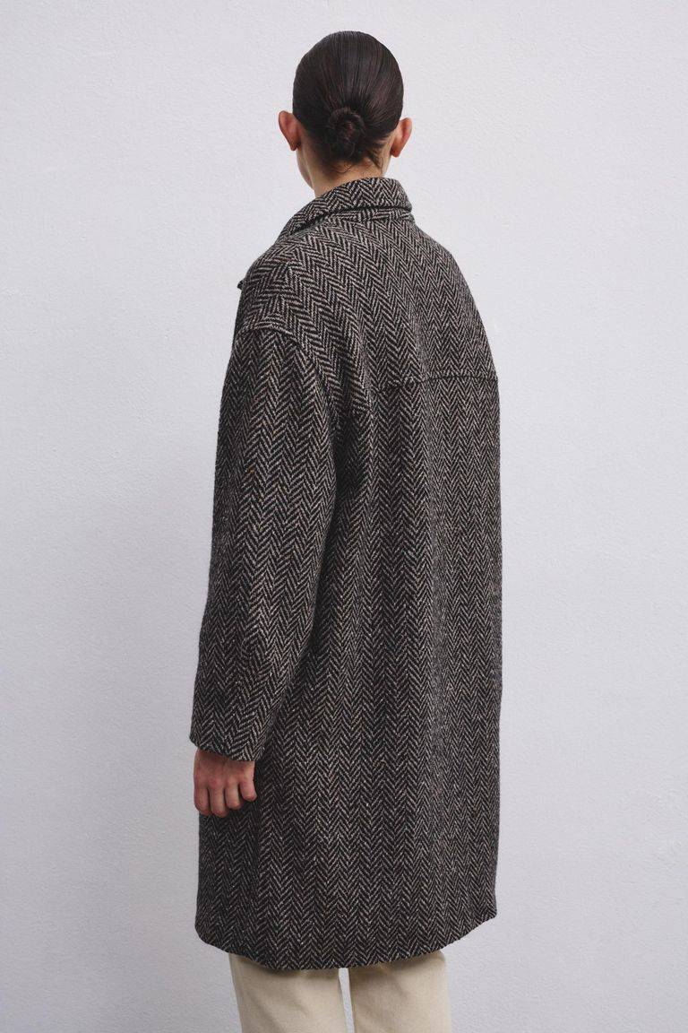 Pomandere Cappotto in resca di lana Novità