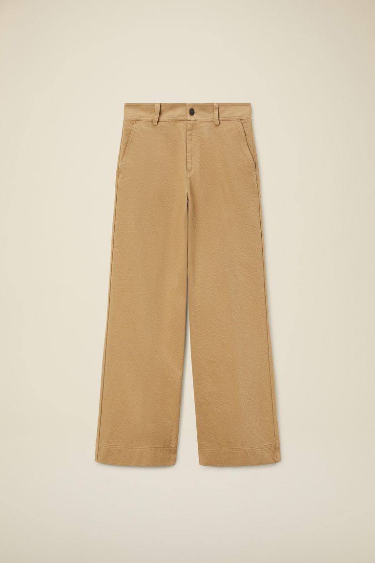 Pomandere Pantalone in diagonale di cotone lana Outlet