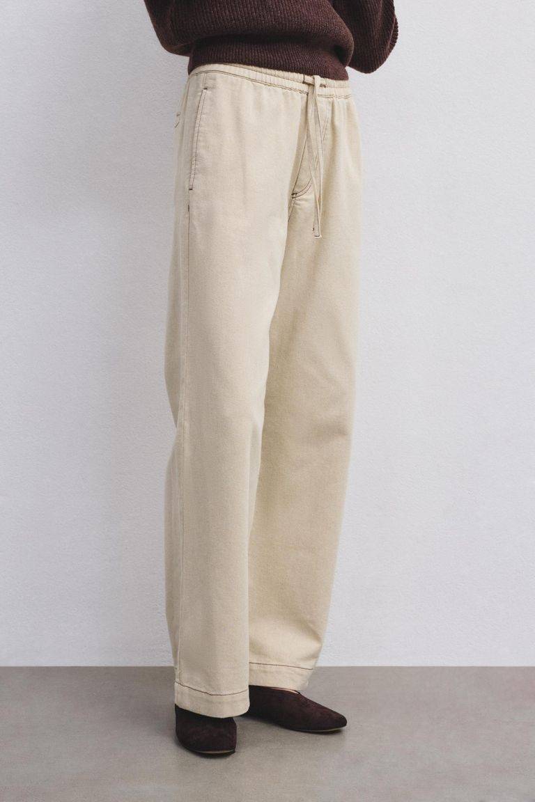 Pomandere Pantalone in bull denim Black Friday Prezzi