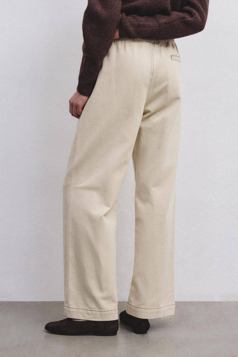 Pomandere Pantalone in bull denim Black Friday Prezzi