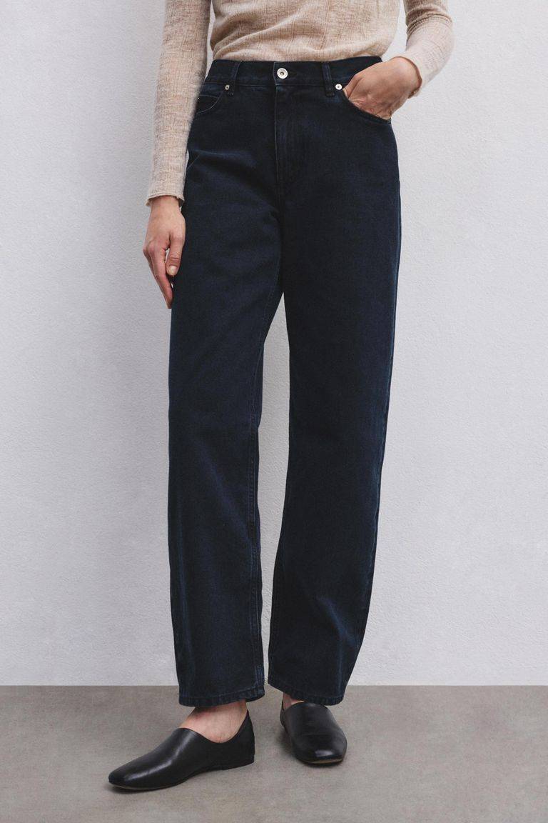 Pomandere Pantalone 5 tasche in denim scuro Soddisfazione Garantita