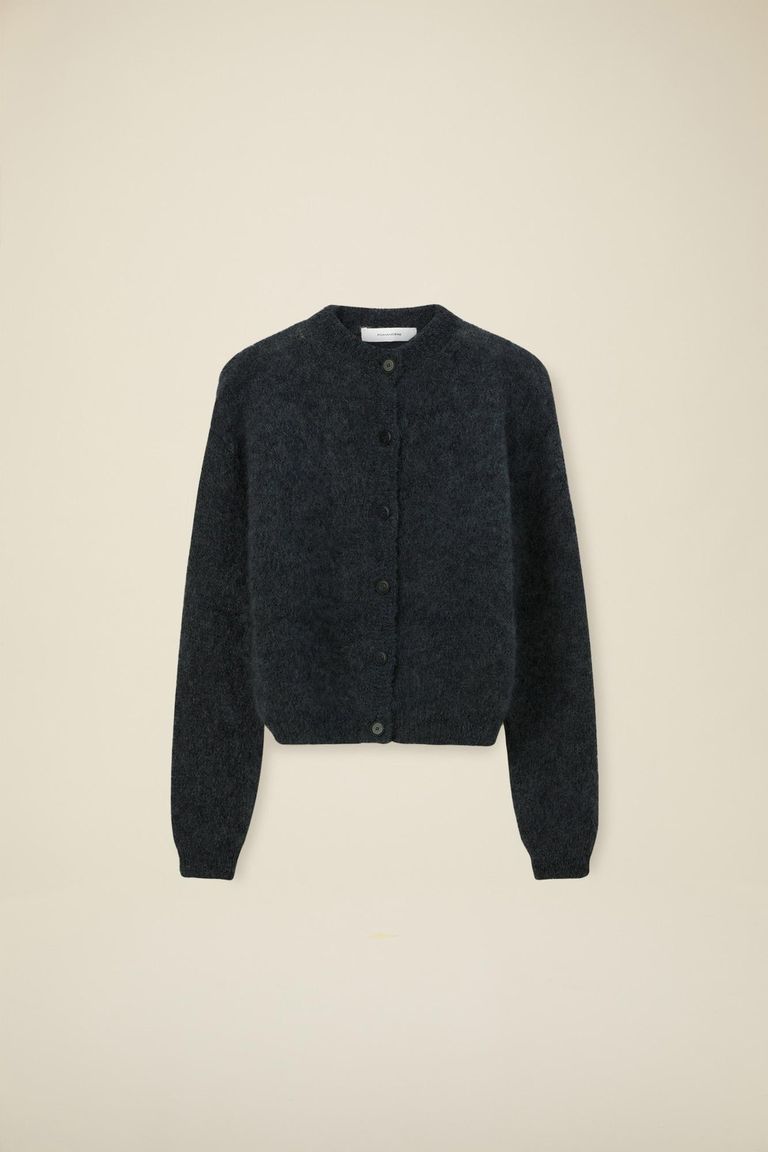 Pomandere Cardigan a girocollo in mohair Consegna Veloce