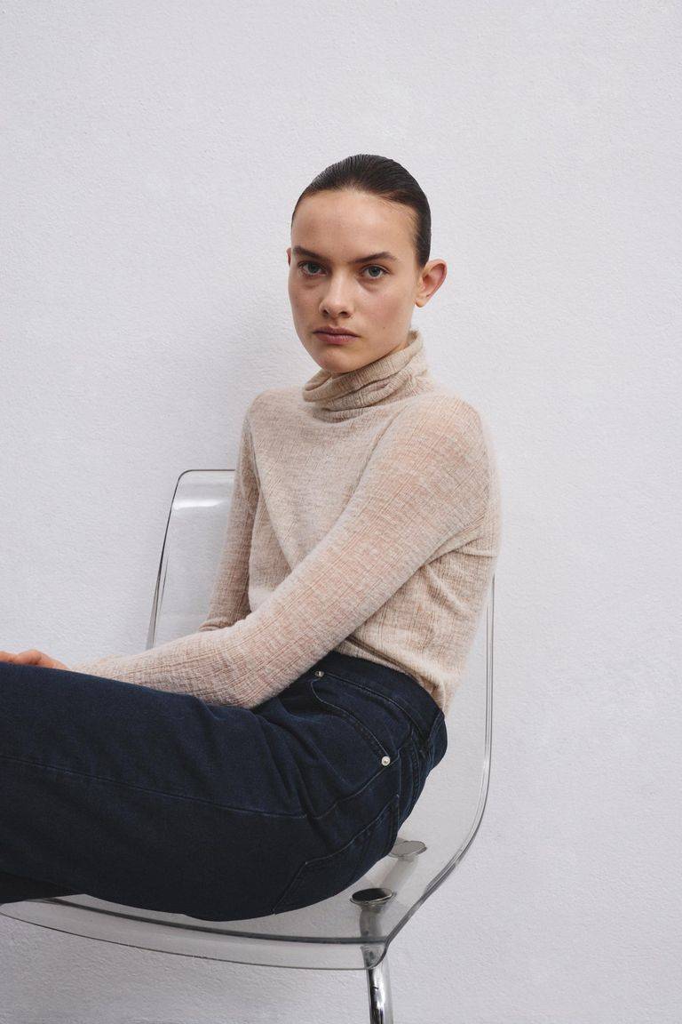 Pomandere Dolcevita in jersey jacquard di lana Affare Del Giorno
